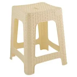 Табурет квадратный Rattan сливочный