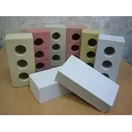 Кирпич силикатный утолщенный пустотелый лицевой М150 Череповец 250х120х88 мм объемного окрашивания