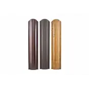Штакетник металлический Grand Line Slim полукруглый фигурный 0.45 мм RAL **, длина *пог.м