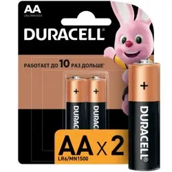 Элемент питания LR6(АА) алкалиновый (уп. блистер 2шт) Duracell BASIC