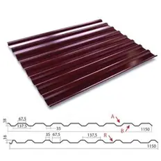 Профнастил С-20(Тип), 0.4 мм, оцинкованный Stynergy, 1.15 * м2