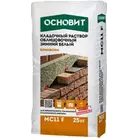 Раствор кладочный ОСНОВИТ БРИКФОРМ МС11 F ЗИМНИЙ цвет 010 белый 25 кг