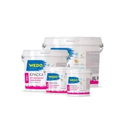 Краска ВД интерьерная супербелая WEDO WD3 25кг