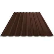 Профнастил НС-35-A, Corundum50 MATT PE, RAL 8017 (шоколад) 0.5мм STYNERGY, 1.06 * м.п.