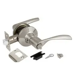 Ручка-защелка фиксатор Ajax (Аякс) DK610 SN-BK (6010 SN-B) матовый никель
