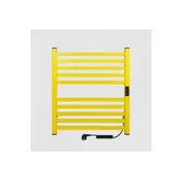 Полотенцесушитель электрический INDIGO Attic (electro) 600х500 (таймер, скр.монтаж, унив.подкл.R/L, Italic Yellow), жёлтый