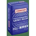 Цемент тарированный ПЦ М500 Д0 Zamesov 25 кг / ЦЕМ I 42,5 Н ТУ