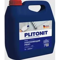 Грунт глубокого проникновения PLITONIT УПРОЧНЯЮЩИЙ PROFI концентрат 1:2 для слабых оснований 3 л