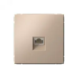 Механизм розетки компьютерной ArtGallery RJ45 кат.6A песочн. SE GAL001286