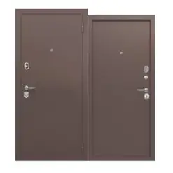 Дверь мет. FERRONI 9см 860х2050 "Л" Медный антик/ Медный антик