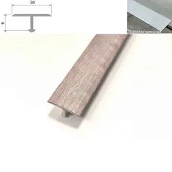 Порог АПТ 30 алюминиевый 2700*30*9 мм одноуровневый (22 берёза северная)