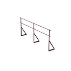 Ограждение кровельное ВЕГАЛайт для МЧ, ПН, мягкой кровли h=1,2 L= 3m, RAL **