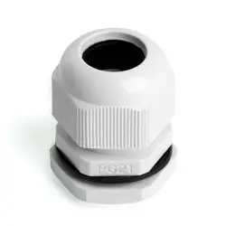 Сальник PG21 диаметр проводника 13-18 мм IP54, серый (DIY упаковка 2 шт) STEKKER