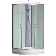 Кабина душевая Loranto CS-6691 F, 90*90*215, низ. матовая, стекло 4мм, поддон 13 см