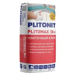 Клей плиточный PLITONIT PLITOMAX B+ высокопрочный 25 кг