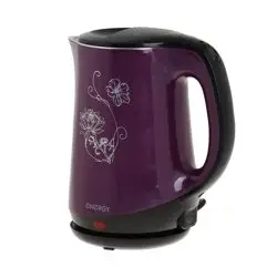Чайник ENERGY E-265 (1,8 л, диск) фиолетовый, двойной корпус
